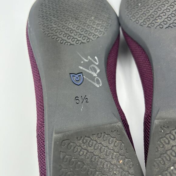 Rothy’s The Point Violet Pointed Toe Women’s Size 6.5 Flats Slip On Shoes - Picture 7 of 8